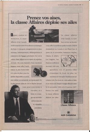 Le Soleil de Colombie, November 14, 1986, page 11