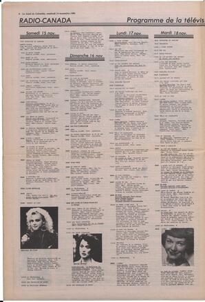 Le Soleil de Colombie, November 14, 1986, page 8