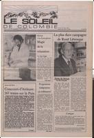 Le Soleil de Colombie, November 7, 1986