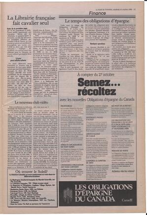 Le Soleil de Colombie, October 31, 1986, page 15