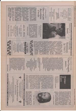 Le Soleil de Colombie, October 31, 1986, page 10