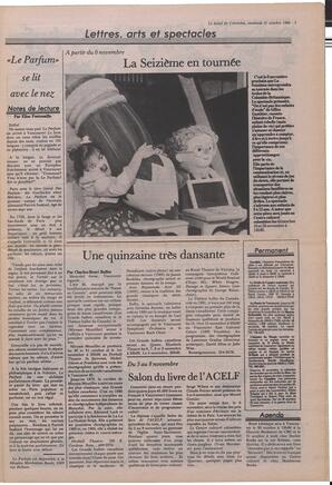 Le Soleil de Colombie, October 31, 1986, page 5