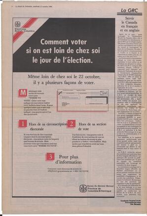 Le Soleil de Colombie, October 17, 1986, page 4