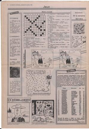 Le Soleil de Colombie, October 10, 1986, page 20