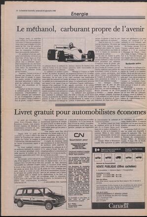 Le Soleil de Colombie, September 26, 1986, page 12