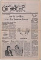 Le Soleil de Colombie, September 19, 1986