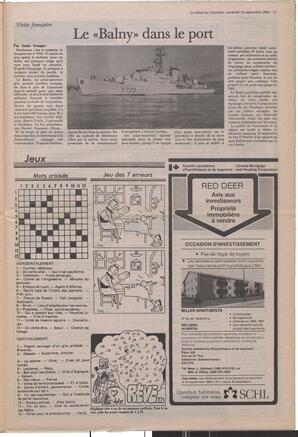 Le Soleil de Colombie, September 12, 1986, page 11