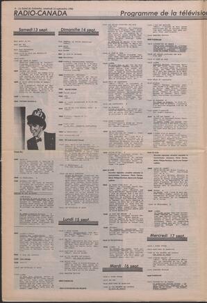 Le Soleil de Colombie, September 12, 1986, page 8