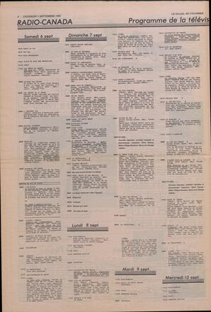Le Soleil de Colombie, September 5, 1986, page 8