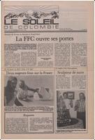 Le Soleil de Colombie, August 29, 1986