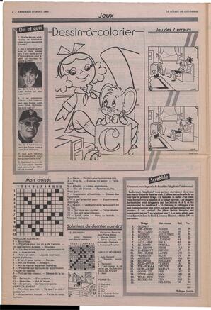 Le Soleil de Colombie, August 15, 1986, page 6
