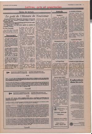 Le Soleil de Colombie, August 15, 1986, page 5