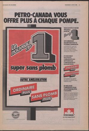 Le Soleil de Colombie, August 8, 1986, page 15