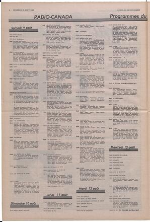 Le Soleil de Colombie, August 8, 1986, page 8