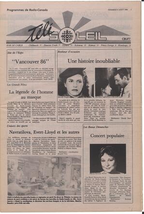Le Soleil de Colombie, August 8, 1986, page 7
