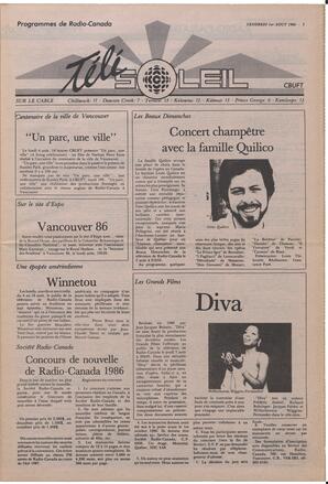 Le Soleil de Colombie, August 1, 1986, page 7