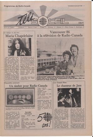 Le Soleil de Colombie, July 25, 1986, page 7