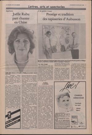 Le Soleil de Colombie, July 25, 1986, page 5