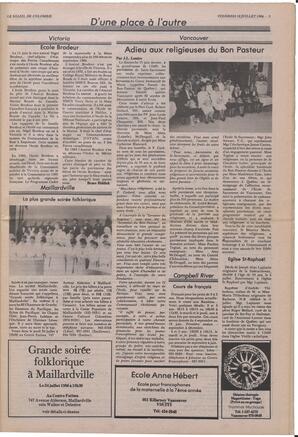 Le Soleil de Colombie, July 18, 1986, page 3