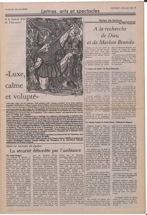 Le Soleil de Colombie, July 4, 1986, page 5