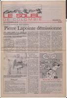 Le Soleil de Colombie, June 20, 1986