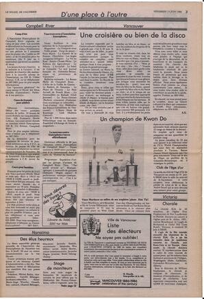 Le Soleil de Colombie, June 13, 1986, page 3