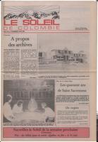 Le Soleil de Colombie, June 6, 1986