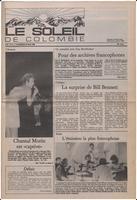 Le Soleil de Colombie, May 30, 1986