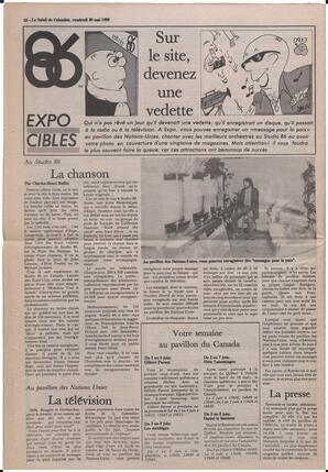 Le Soleil de Colombie, May 30, 1986, page 16