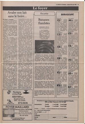 Le Soleil de Colombie, May 30, 1986, page 13