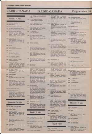 Le Soleil de Colombie, May 30, 1986, page 8
