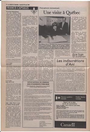Le Soleil de Colombie, May 30, 1986, page 6