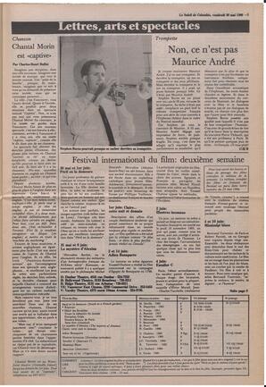 Le Soleil de Colombie, May 30, 1986, page 5
