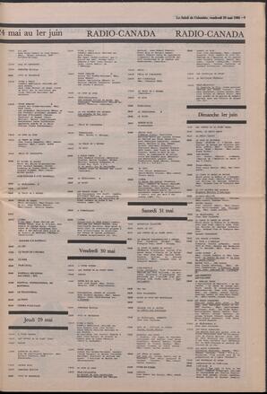 Le Soleil de Colombie, May 23, 1986, page 9
