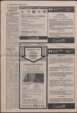 Le Soleil de Colombie, May 16, 1986, page 16