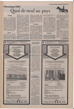 Le Soleil de Colombie, May 16, 1986, page 15