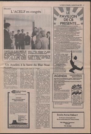 Le Soleil de Colombie, May 16, 1986, page 7