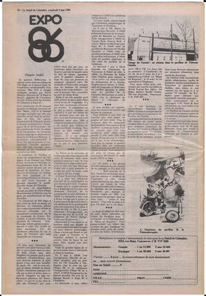 Le Soleil de Colombie, May 2, 1986, page 24
