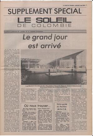 Le Soleil de Colombie, May 2, 1986, page 7