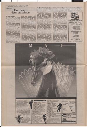 Le Soleil de Colombie, May 2, 1986, page 4