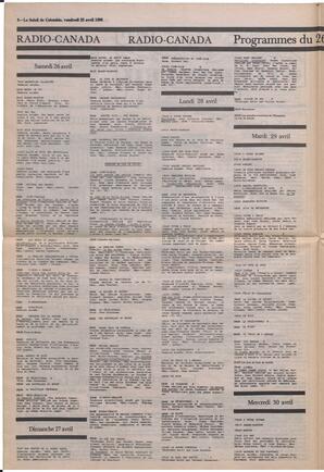 Le Soleil de Colombie, April 25, 1986, page 8