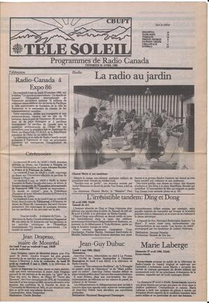 Le Soleil de Colombie, April 25, 1986, page 7