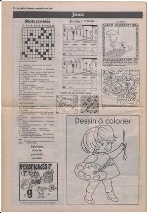 Le Soleil de Colombie, April 18, 1986, page 14