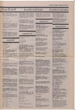 Le Soleil de Colombie, April 18, 1986, page 9