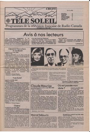 Le Soleil de Colombie, April 18, 1986, page 7