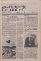Le Soleil de Colombie, April 4, 1986