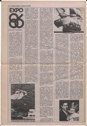 Le Soleil de Colombie, April 4, 1986, page 16