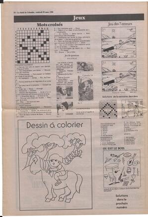 Le Soleil de Colombie, March 28, 1986, page 16
