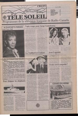 Le Soleil de Colombie, March 28, 1986, page 9