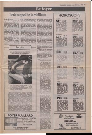 Le Soleil de Colombie, March 21, 1986, page 13